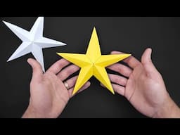 How to Make a 3D Paper Star – Beautiful, Quick, and Easy!