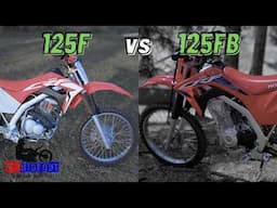 CRF125F vs CRF125FB [Small Wheel vs Big Wheel] EVERY Difference?