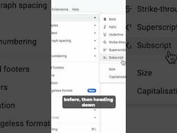 Turn Capitalised Text into Lower in Google Docs/Slides