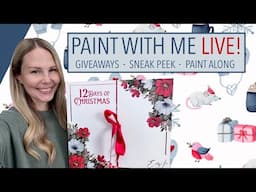 Let's Paint LIVE! Giveaways and Sneak Peeks too!