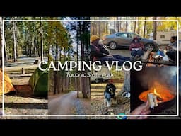 Upstate New York Camping Adventure | Taconic State Park Vlog 🏕️🪵