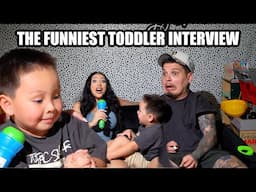 WE WERE NOT EXPECTING THIS! CHAOTIC TODDLER INTERVIEW *HILARIOUS*