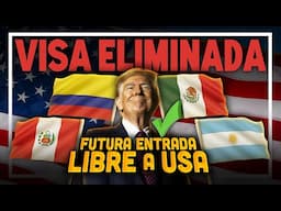 5 países LATINOS a los que ESTADOS UNIDOS ya NO EXIGIRÍA VISA