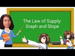 Law of Supply|Graph and Slope| Applied Economics