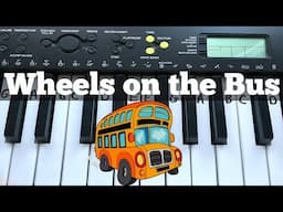 Wheels on the Bus | Easy Keyboard Tutorial With Notes