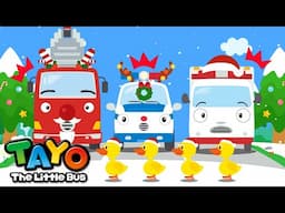 BEST🎄Five Little Ducks on Christmas + More | Christmas Songs for Kids | Tayo the Little Bus