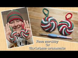 Face Scrubby, AND Ornament Crochet Tuturial