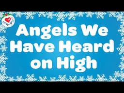 Angels We Have Heard on High Karaoke 🎤🎄 Instrumental Christmas Song with Sing Along Lyrics