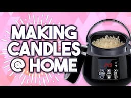 Making Candles at Home With the PEEWF Wax Melting Machine and Candle Making Kit