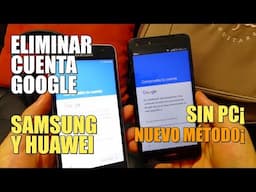 ELIMINAR Y/O QUITAR CUENTA GOOGLE EN SAMSUNG Y HUAWEI SIN PC ( REMOVE FRP / G532M / Y5 II )