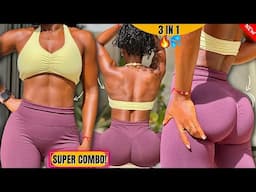 3 IN 1_30 MIN SLIM WAIST, BUBBLE BUTT, TONED UPPER BODY | Save time, Get Results, No Equipments