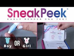 SNEAK PEEK Gender Reveal Test at 8 Weeks FULL REVIEW | Results Included!