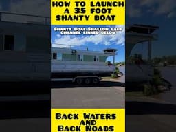 Launching a giant shanty boat | Shanty Boat Living