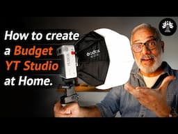 A quick Guide to setting up YouTube Studio at home with just one light! The Godox ML100Bi.