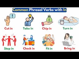 Phrasal Verbs: In | Common Phrasal verbs in English | English Vocabulary