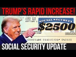 EXTRA $2500 FOR ALL! TRUMP'S SOCIAL SECURITY INCREASE! SSA SSI SSDI Payments | Social Security Updat