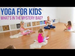 Kids Yoga | What's in the MYSTERY BAG? | Child's Pose Yoga