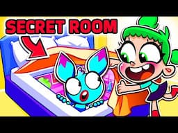 I Built 4 SECRET Rooms In ONE COLOR! | Kids Songs And Nursery Rhymes