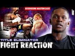 Israel 'The Last Stylebender' Adesanya REACTS To His Kickboxing Masterclas