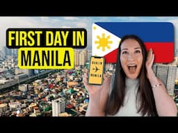 CRAZY DAY IN MANILA!!  My FIRST Impressions of the Philippines! 🇵🇭