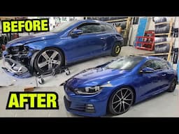 My Damaged VW Scirocco is repaired.