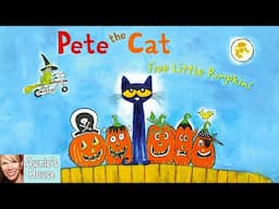 🎃 Kid's Read Aloud: PETE THE CAT: FIVE LITTLE PUMPKINS Halloween Read Along by James Dean