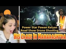 PAWAN KALYAN SOLAPUR ROAD SHOW HUGE CROWD | PSPK | JANASENA | NAKHREWALI MONA