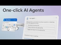 One-click AI agents in SharePoint and Teams - focused on files you select (Microsoft 365 Copilot)