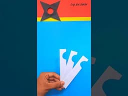 Easy 3 blade boomerang 🪃 || #shorts #craft #diy #origami