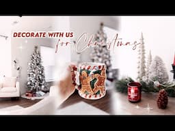 DECORATE WITH US FOR CHRISTMAS | Christmas Decorating 2021 | Christmas Decor Vlog | Christmas Decor