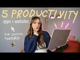 5 apps + websites for productivity and students 📲⭐️