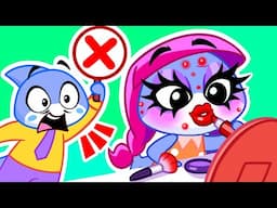 Fun Baby Shark Adventures: No to Mommy’s Makeup!💄Safety Tips | Best Kids Cartoons by Sharky&Sparky