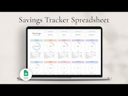 Savings & Sinking Funds Tracker Spreadsheet for Google Sheets - Haye Ameri