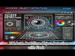 YOLOv11 Object Detection with Flask | Object Detection Web Application