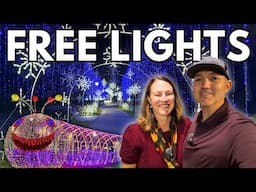 The Best FREE Pigeon Forge Christmas Light Display | Wonders Of Light Walking Trail Tour