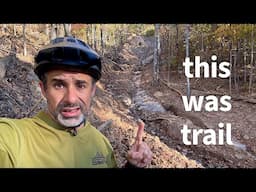 I Explored Helene Damaged Mountain Bike Trails