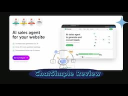 Chatsimple Review: An AI chatbot for your website