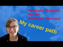 Developer Relations Career Path -- Come join the meetup