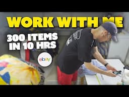 How To Photograph 300 Items In 10 Hours | Clothing Reseller | Work With Me in Real Time