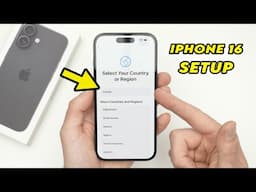 How to Fully Setup Your iPhone 16 / Plus / Pro