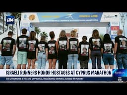 Israelis run Cyprus marathon for hostages