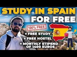 STUDY IN SPAIN 🇪🇸 2025 FOR FREE || GET 100% SCHOLARSHIP|| #studyinspain #studyineurope #studyinitaly