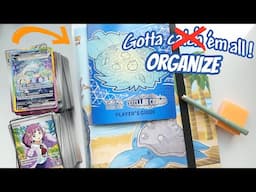 BUILD A BINDER WITH ME!!! ("STELLAR CROWN") | How I Organize My Pokémon TCG Sets