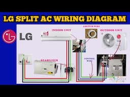 LG SPLIT AC WIRING DIAGRAM | LG SPLIT AC INSTALLATION