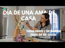 Vlog de una ama de casa, lavamos toallas y hacemos cuscús de verduras