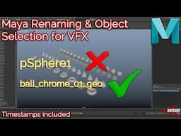 Maya Renaming & Object Selection For VFX