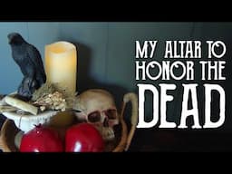 A Witches Home - My Altar to Honor the Dead - Ancestor Altar for Samhain - Magical Crafting