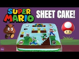 You Can Make This MARIO SHEET CAKE With Edible Images!