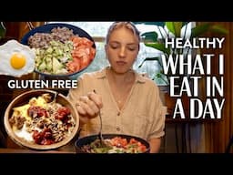 Healthy what I eat in a day | Gluten free meals at home | Stormy fall day