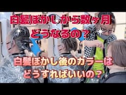 【実録】数ヶ月後の白髪ぼかしはこうなる！白髪ぼかしの真実！時間が経つとどうなる？プロが教える長持ちテク